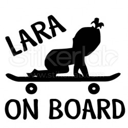 Surfer on board